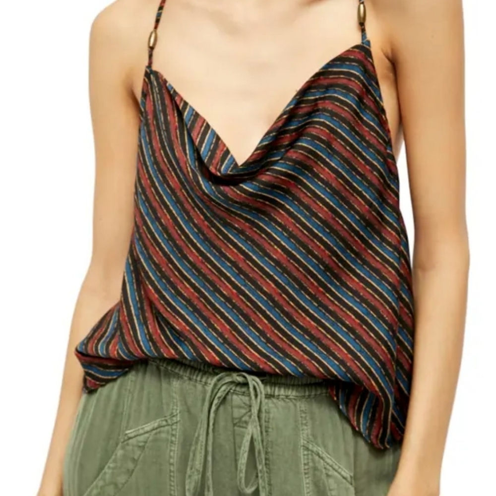 Free People Stevie Cowl Neck Tank
